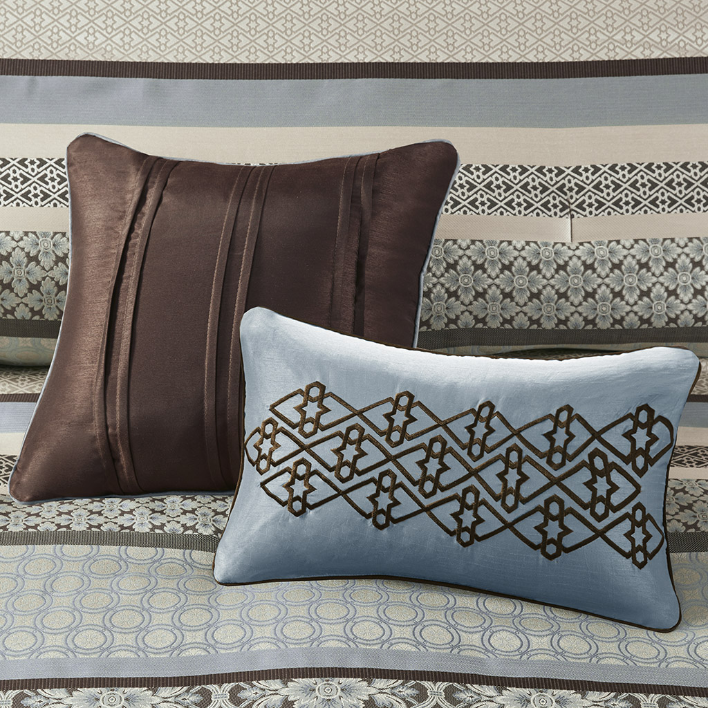 Princeton 7 Piece Jacquard Comforter Set
