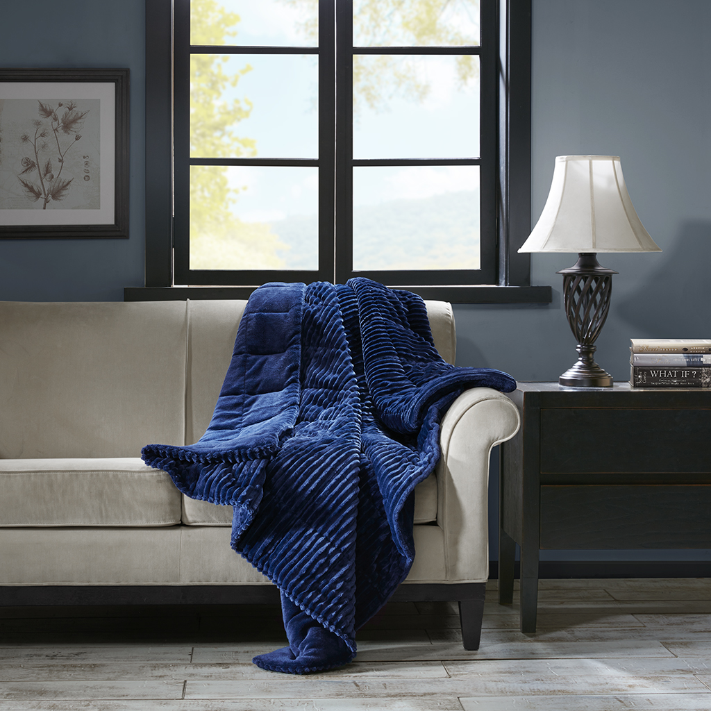 Parker Oversized Plush Down Alternative Filled Throw