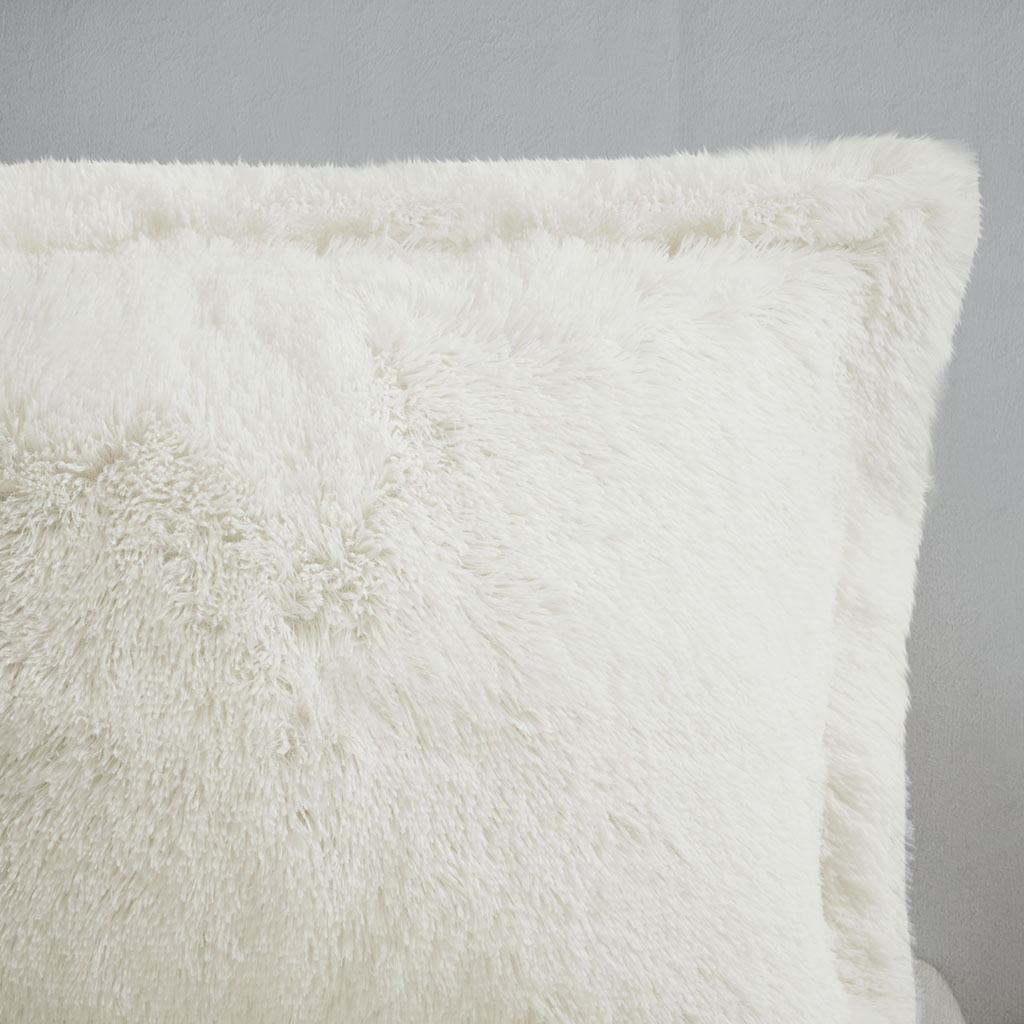 Malea Shaggy Fur Duvet Cover Set