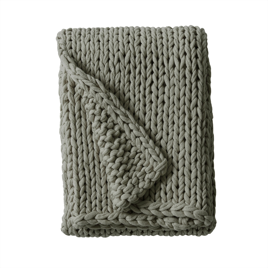 Chunky Double Knit Handmade Throw Blanket