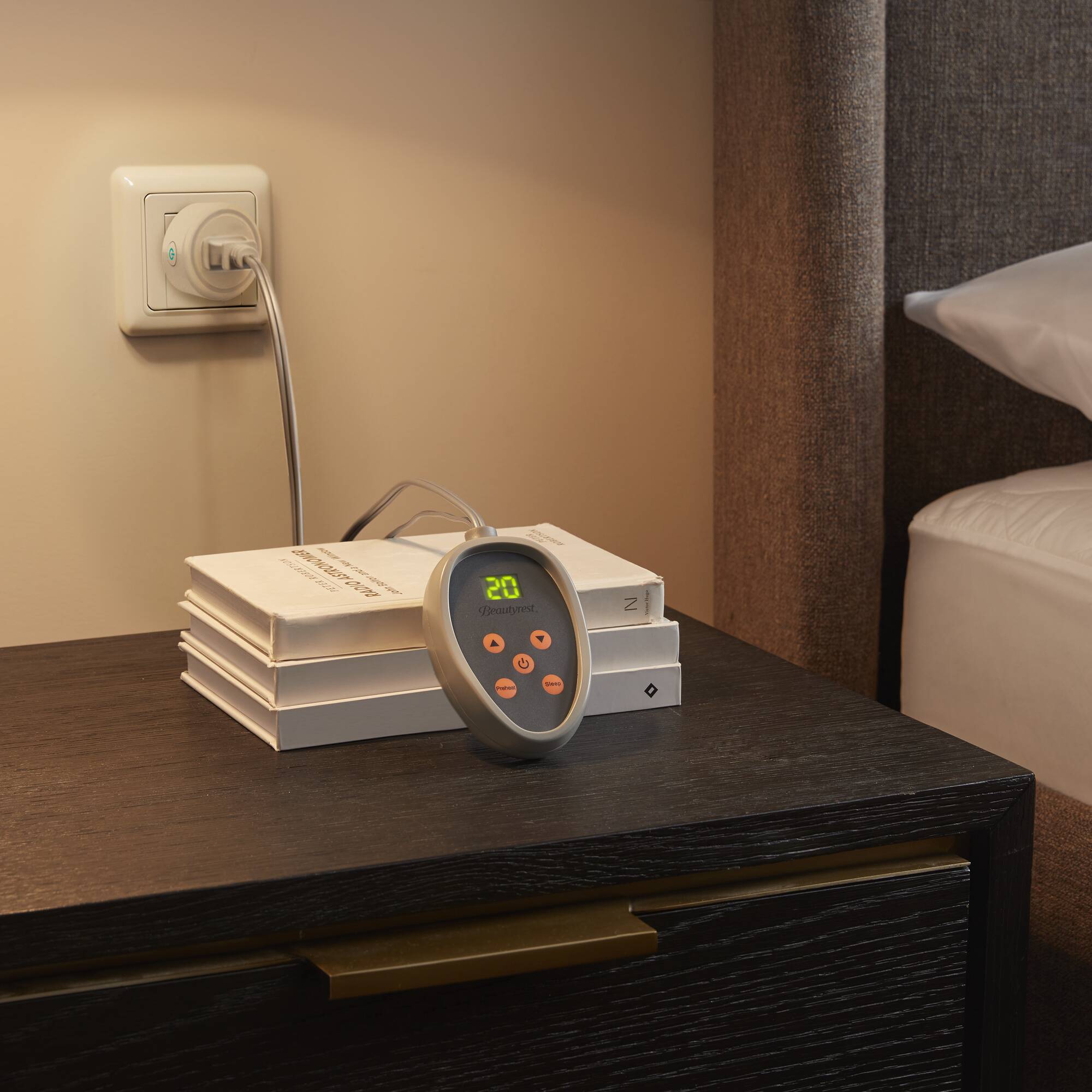 Cotton Deep Pocket Heated Mattress Pad-20 Heat Settings