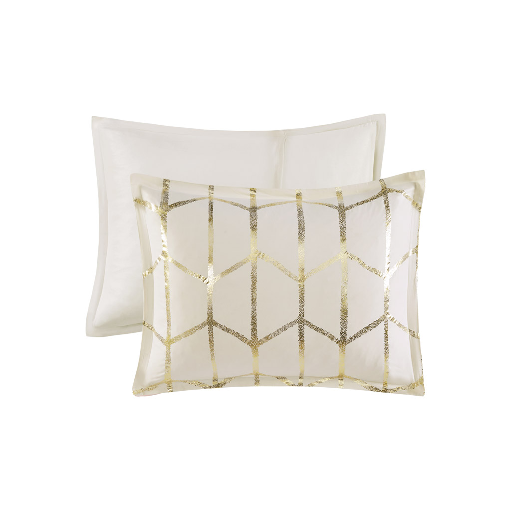 Raina Metallic Printed Comforter Set