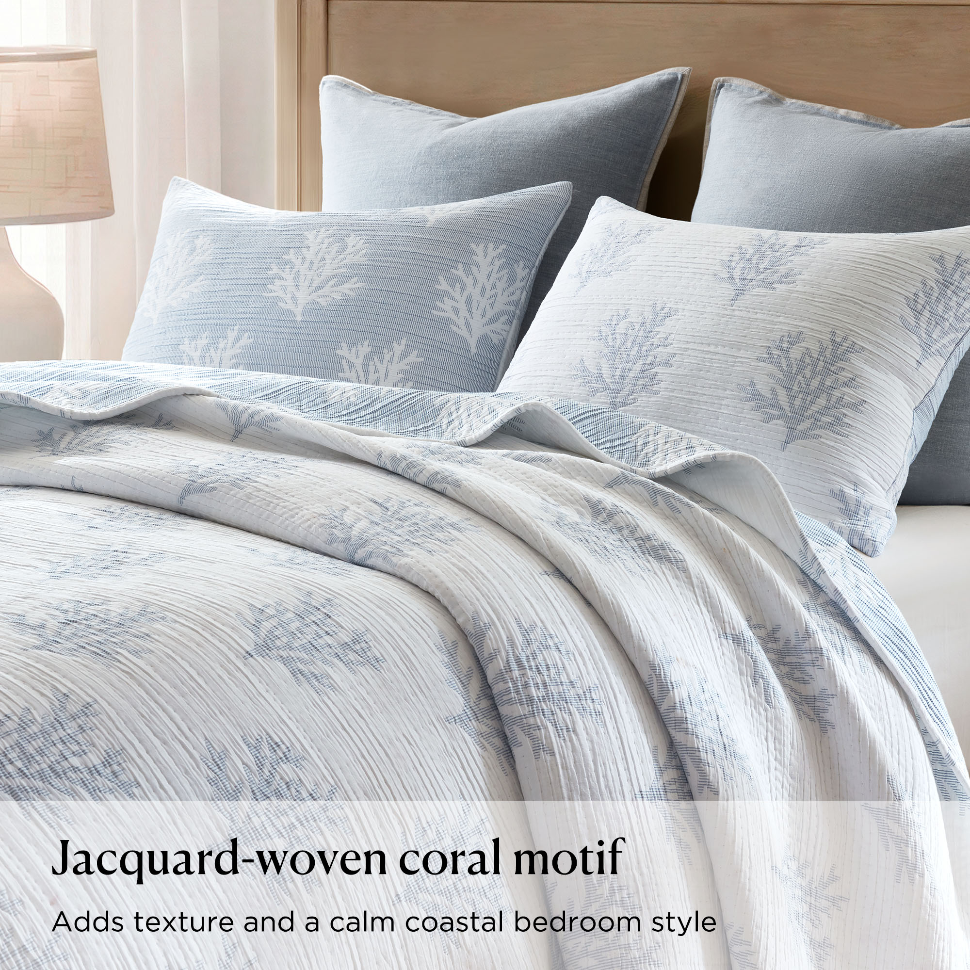 Mia Coral 3 Piece Quilt Mini Set