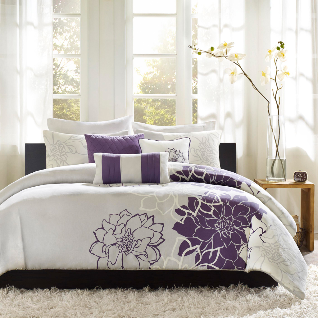 Lola 6 Piece Printed Duvet Cover Set