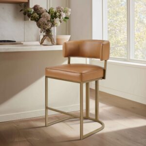 August Upholstered Counter Stool from Madison Park in  Brown. August Upholstered Counter Stool from Madison Park in  Brown. August Upholstered Counter Stool from Madison Park in  Brown. August Upholstered Counter Stool from Madison Park in  Brown. August Upholstered Counter Stool from Madison Park in  Brown.