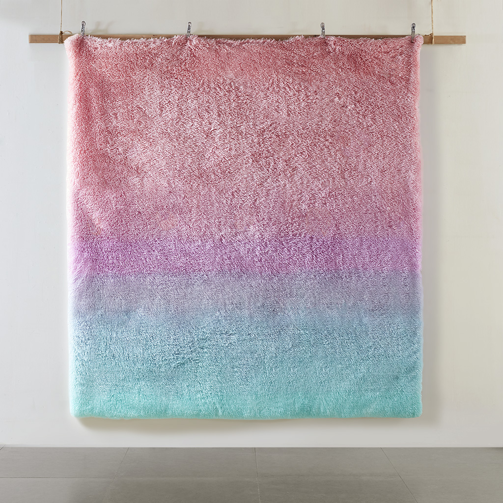 Primrose Ombre Shaggy Faux Fur Comforter Set