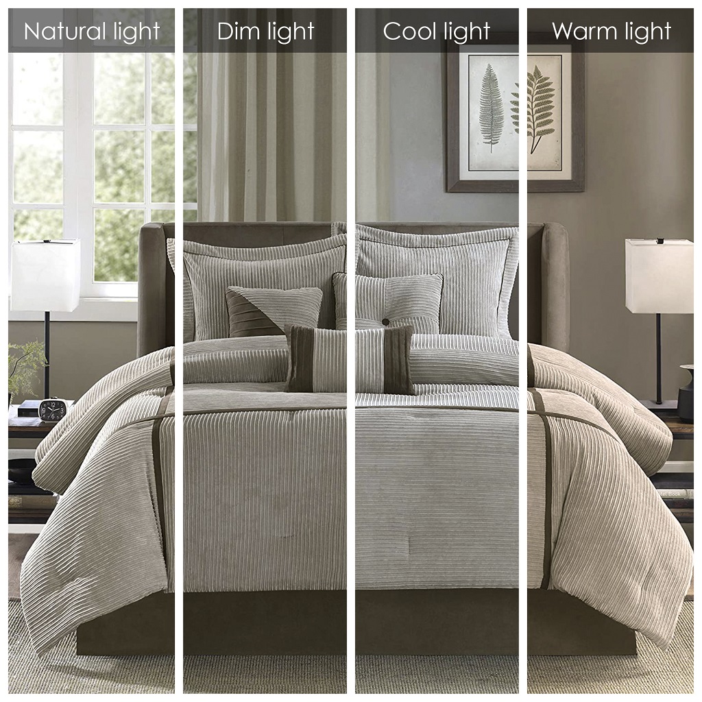 Dallas 7 Piece Micro Corduroy Comforter Set