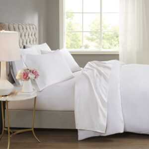 600 Thread Count Cooling Cotton Blend 4 PC Sheet Set from Madison Park in  White. 600 Thread Count Cooling Cotton Blend 4 PC Sheet Set from Madison Park in  White. 600 Thread Count Cooling Cotton Blend 4 PC Sheet Set from Madison Park in  White. 600 Thread Count Cooling Cotton Blend 4 PC Sheet Set from Madison Park in  White. 600 Thread Count Cooling Cotton Blend 4 PC Sheet Set from Madison Park in  White.