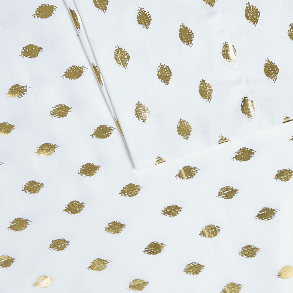Metallic Dot Printed Sheet Set