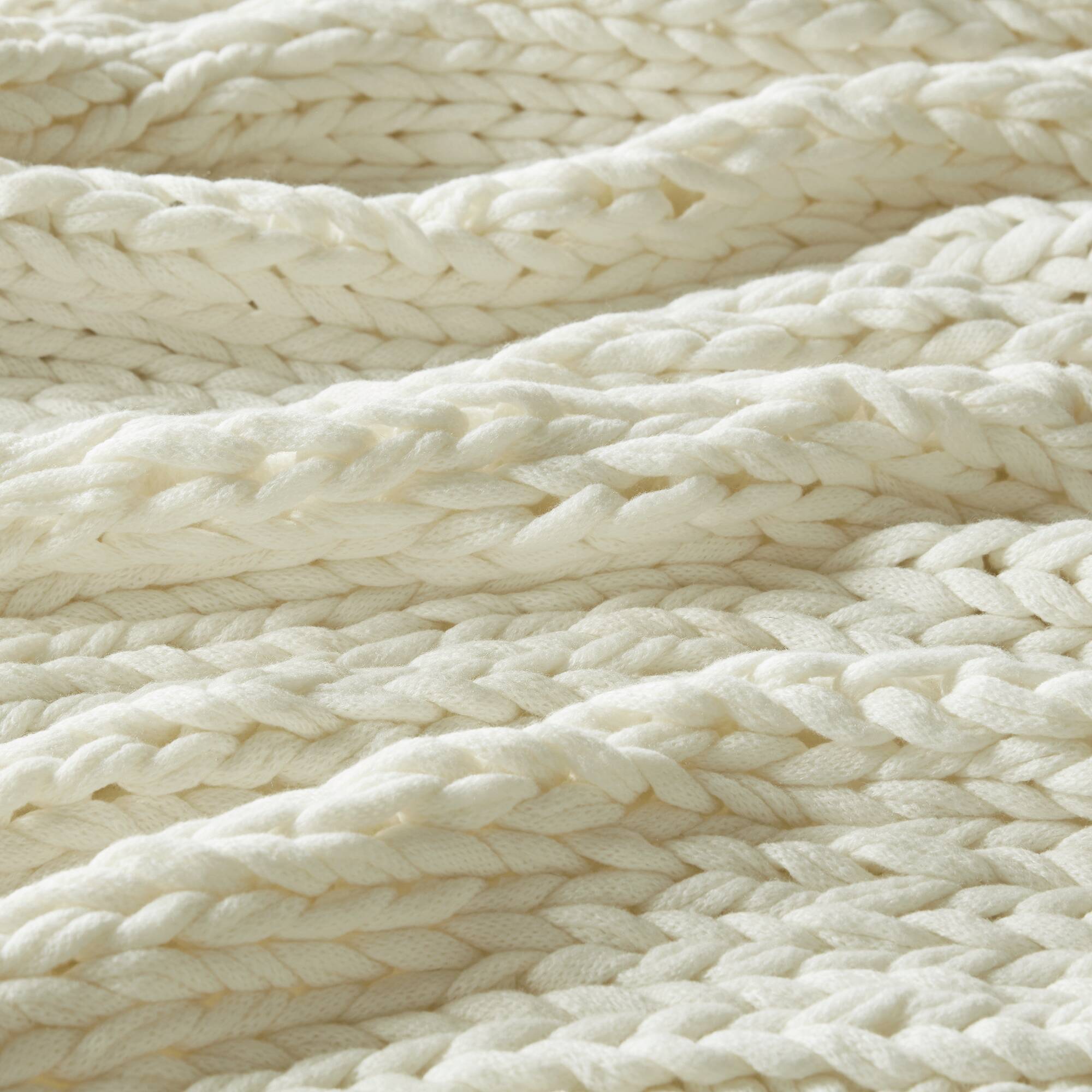 Chunky Double Knit Handmade Throw Blanket