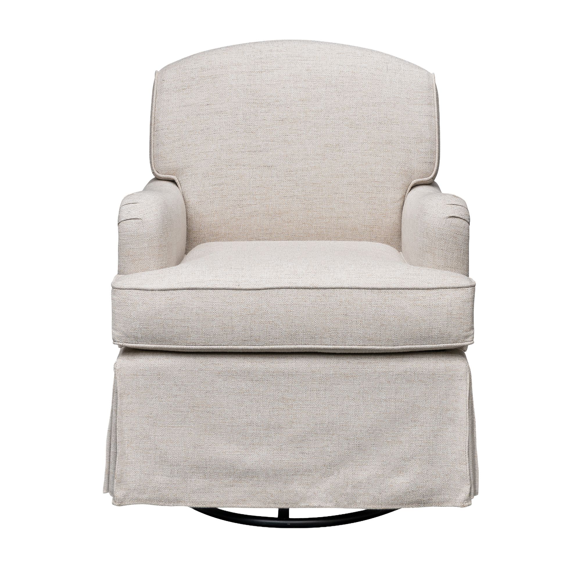 Melody Swivel Glider Skirted ArmChair