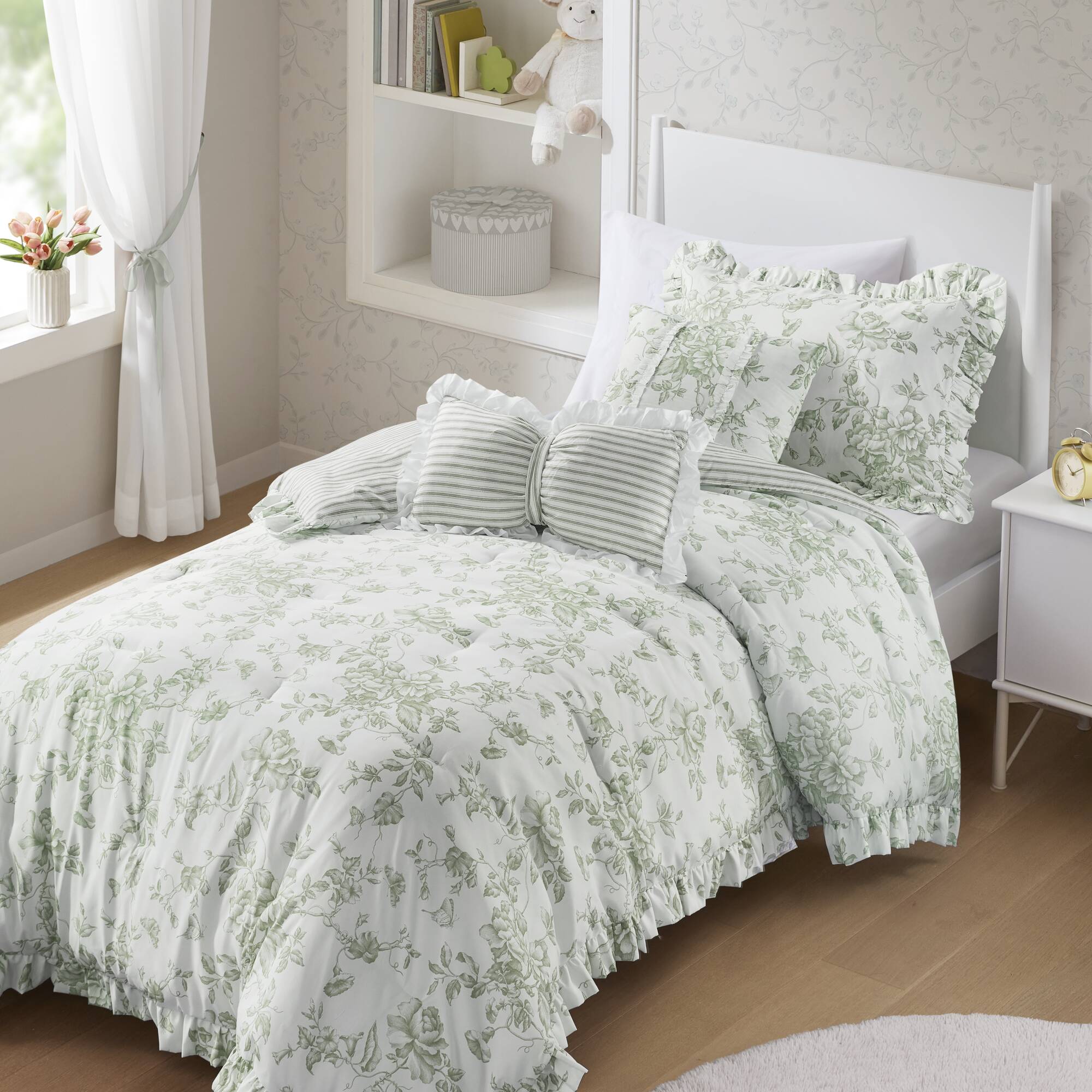 Adele Comforter Set with Decorative Pillows