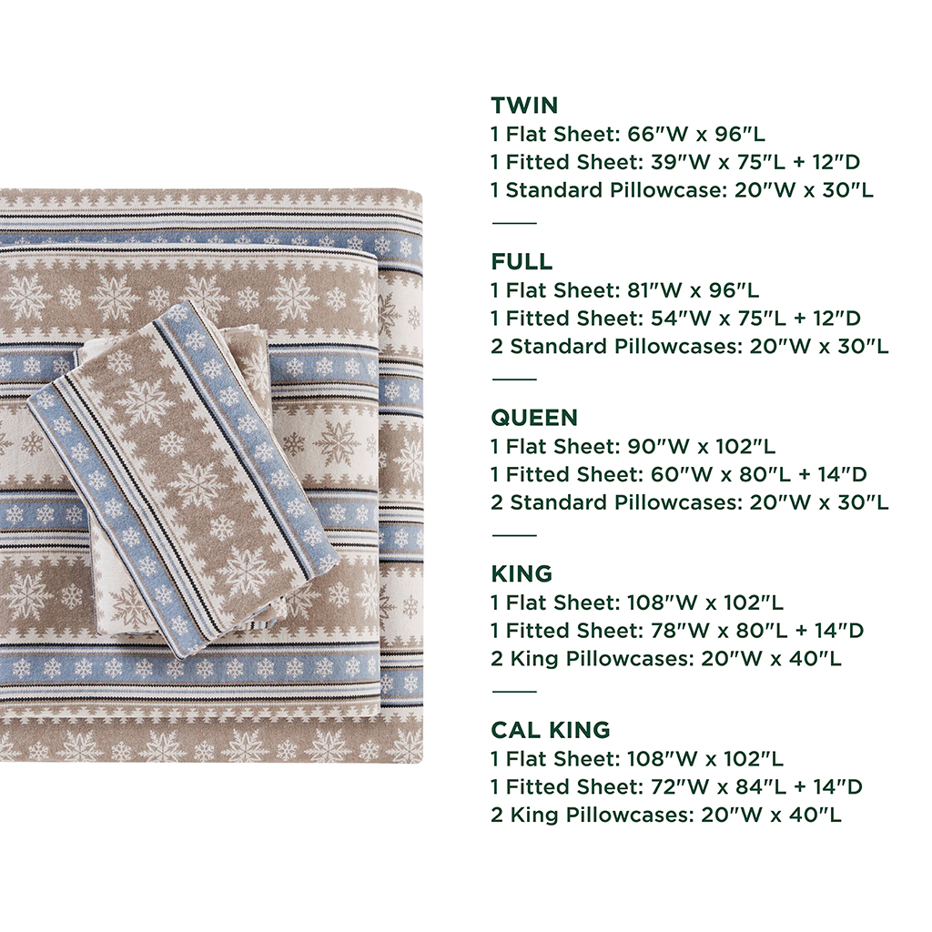 Cotton Flannel Sheet Set