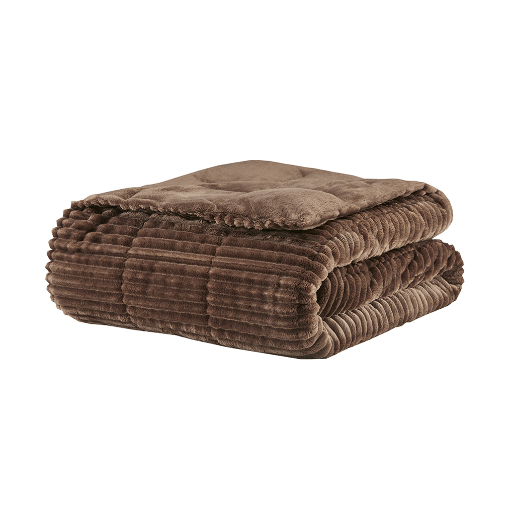 Parker Oversized Plush Down Alternative Filled Throw