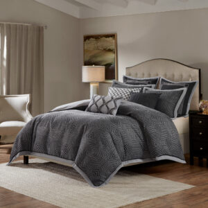 Shades of Serenity Jacquard Comforter Set from Madison Park Signature in  Black. Shades of Serenity Jacquard Comforter Set from Madison Park Signature in  Black. Shades of Serenity Jacquard Comforter Set from Madison Park Signature in  Black. Shades of Serenity Jacquard Comforter Set from Madison Park Signature in  Black. Shades of Serenity Jacquard Comforter Set from Madison Park Signature in  Black.