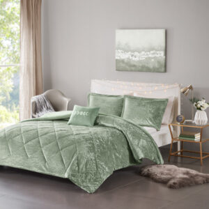 Felicia Velvet Duvet Cover Set with Throw Pillow from Intelligent Design in  Green. Felicia Velvet Duvet Cover Set with Throw Pillow from Intelligent Design in  Green. Felicia Velvet Duvet Cover Set with Throw Pillow from Intelligent Design in  Green. Felicia Velvet Duvet Cover Set with Throw Pillow from Intelligent Design in  Green. Felicia Velvet Duvet Cover Set with Throw Pillow from Intelligent Design in  Green.