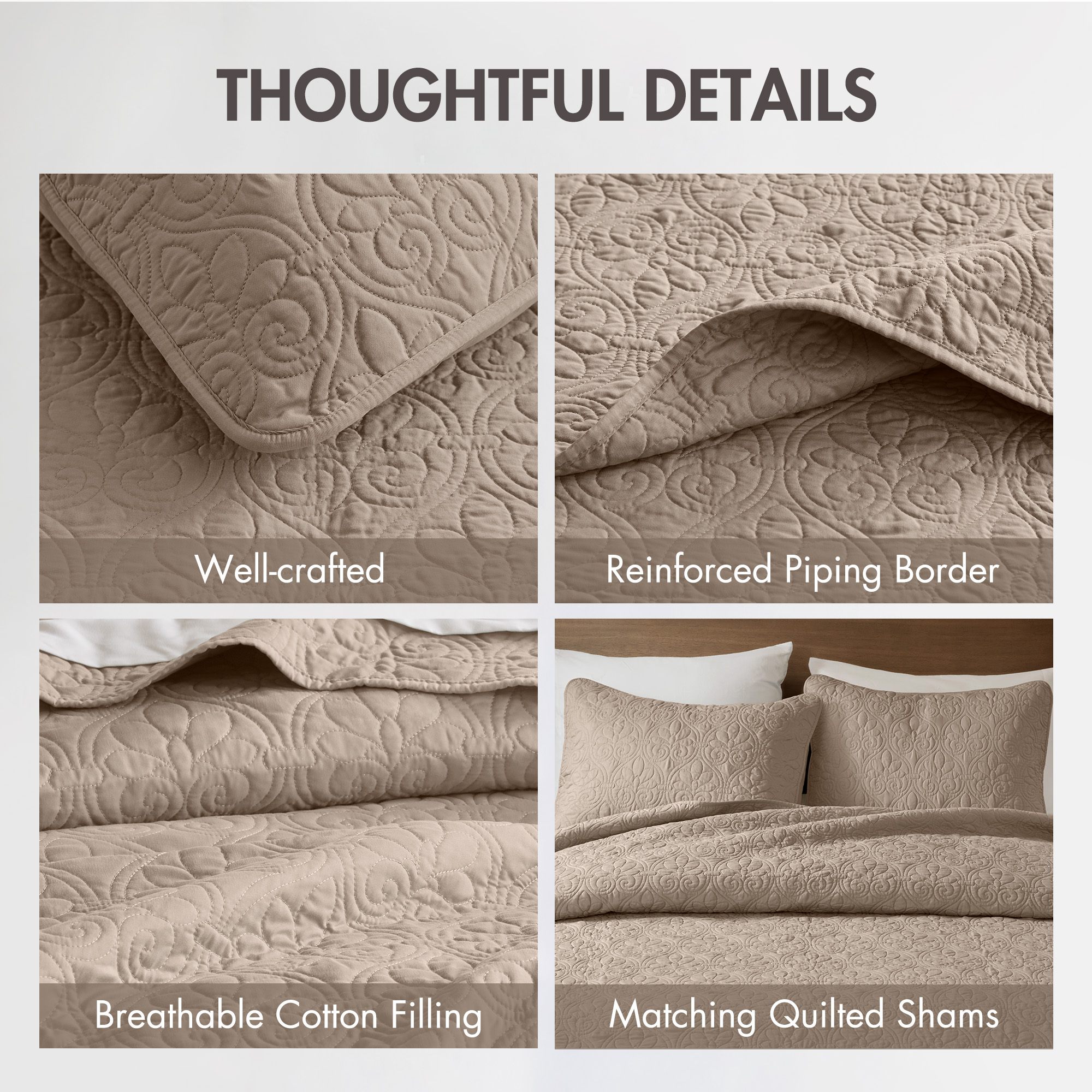 Quebec Reversible Bedspread Set