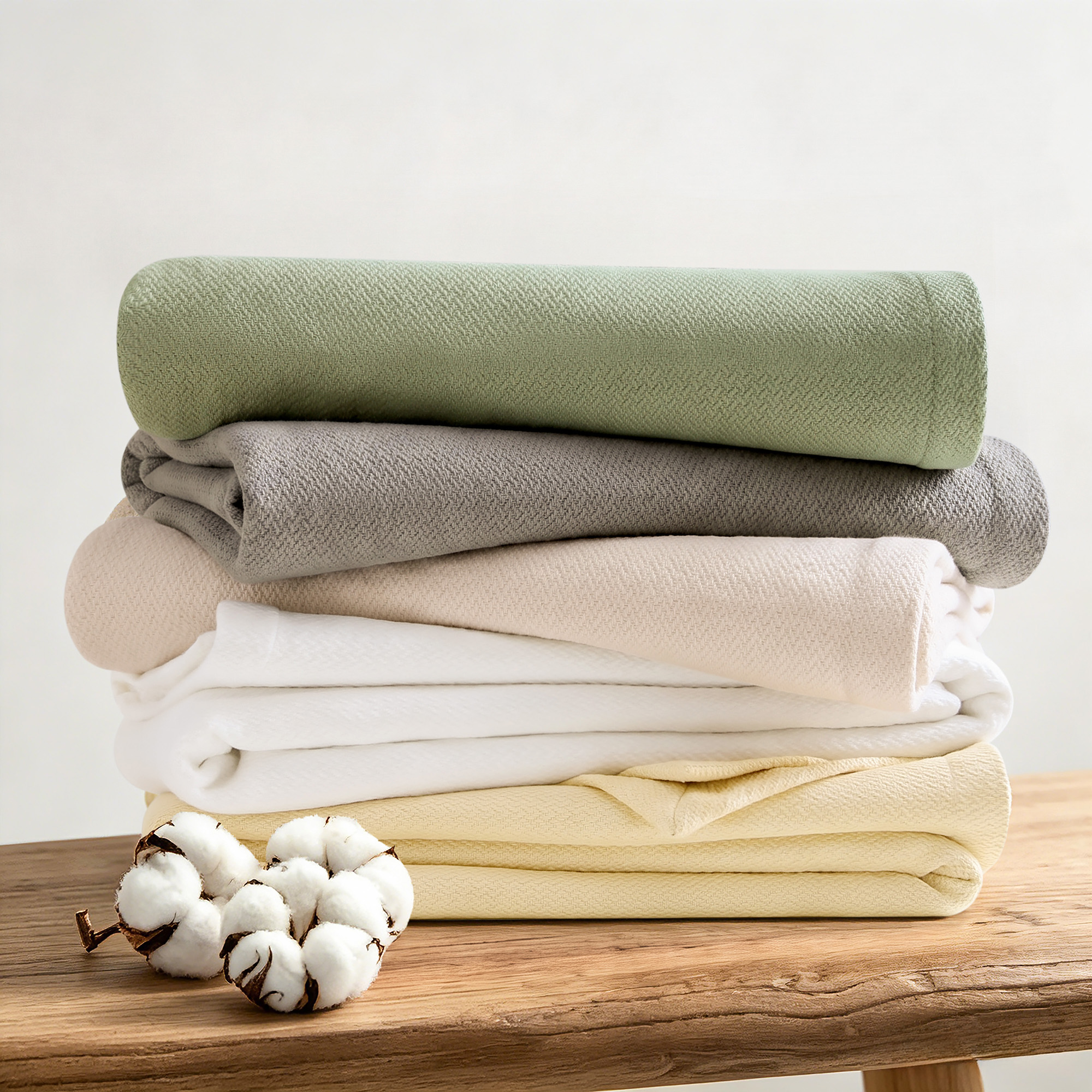 100% Certified Egyptian Cotton Blanket
