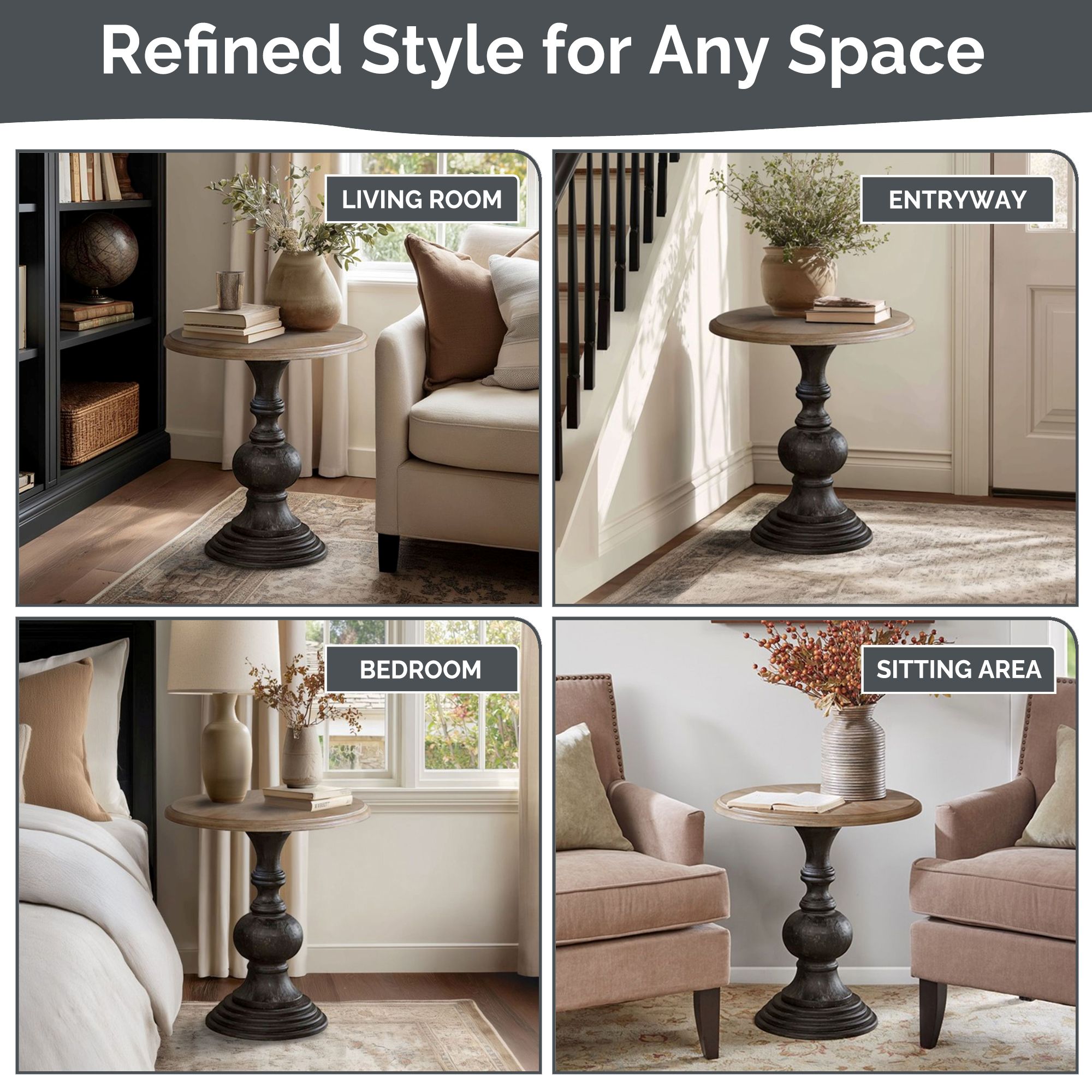Lexi 22″ Accent Table