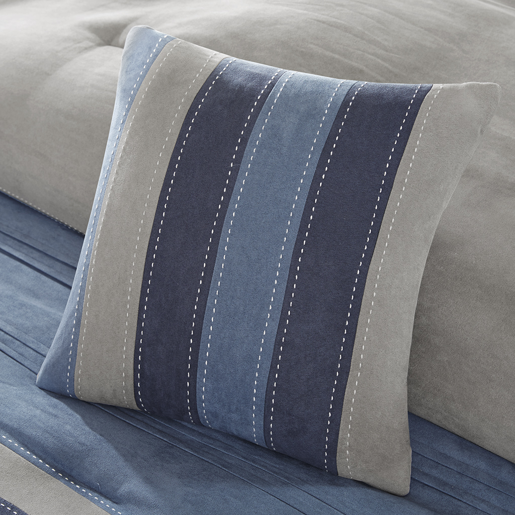 Collins 7 Piece Microsuede Comforter Set