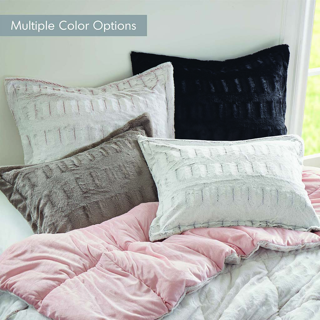 Gia Faux Fur Comforter Mini Set
