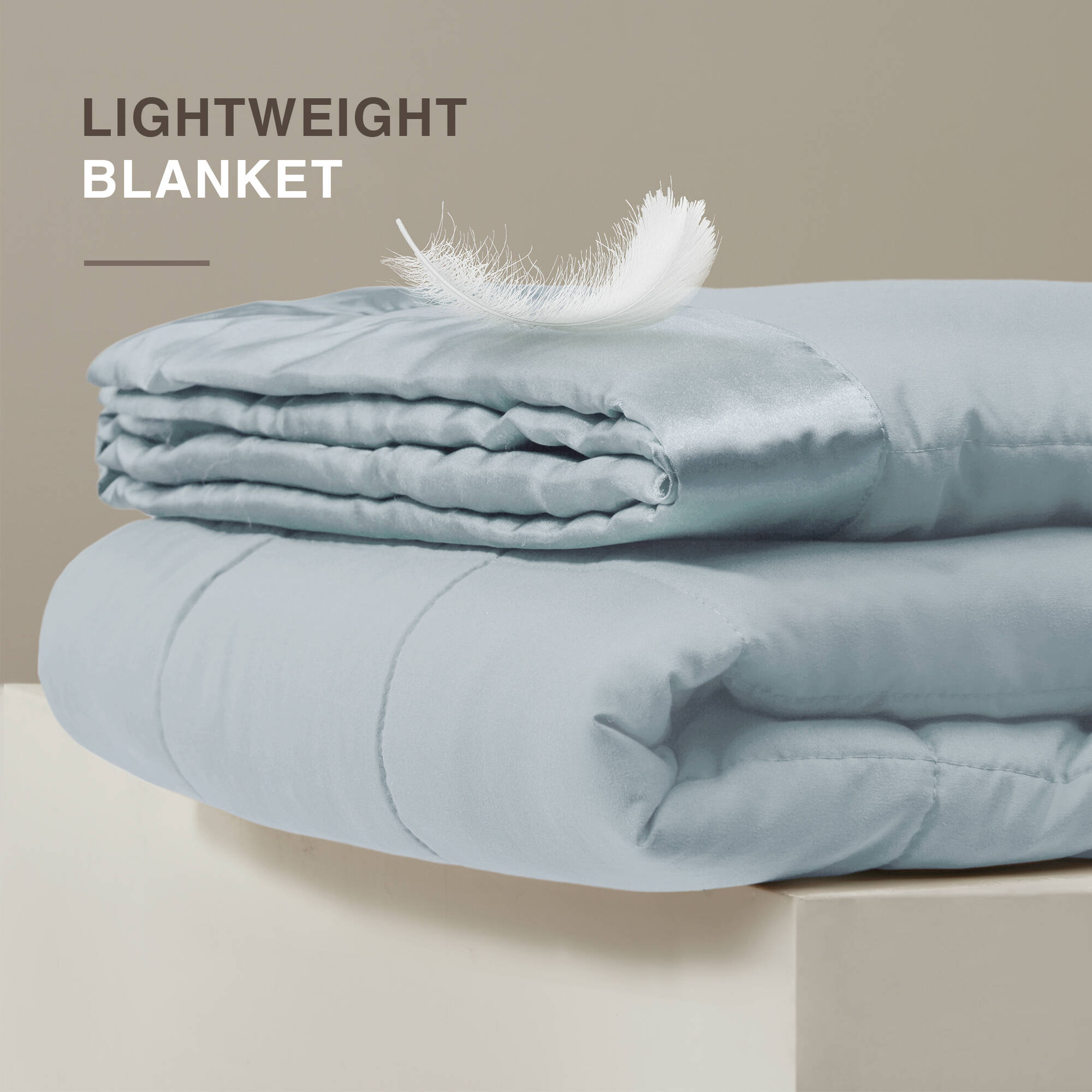 Windom Lightweight Down Alternative Blanket with Satin Trim