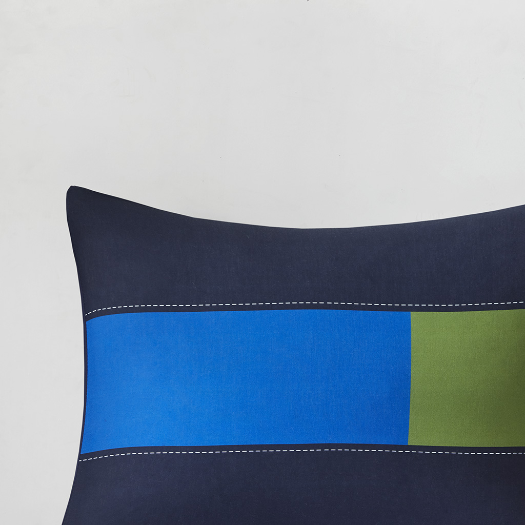 Morris Stripe Printed Comforter Set