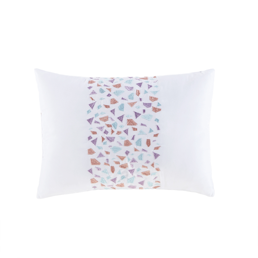 Glimmer Metallic Glitter Printed Reversible Comforter Set