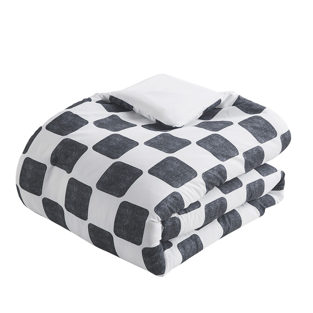 Miley Checkered Comforter Set