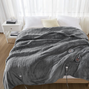 Heated Microlight to Berber Blanket from Beautyrest in  Grey. Heated Microlight to Berber Blanket from Beautyrest in  Grey. Heated Microlight to Berber Blanket from Beautyrest in  Grey. Heated Microlight to Berber Blanket from Beautyrest in  Grey. Heated Microlight to Berber Blanket from Beautyrest in  Grey.