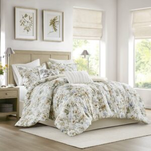 Herbal 6 Piece Cotton Sateen Print Oversized Comforter Set from Harbor House Blue in  Multi. Herbal 6 Piece Cotton Sateen Print Oversized Comforter Set from Harbor House Blue in  Multi. Herbal 6 Piece Cotton Sateen Print Oversized Comforter Set from Harbor House Blue in  Multi. Herbal 6 Piece Cotton Sateen Print Oversized Comforter Set from Harbor House Blue in  Multi. Herbal 6 Piece Cotton Sateen Print Oversized Comforter Set from Harbor House Blue in  Multi.