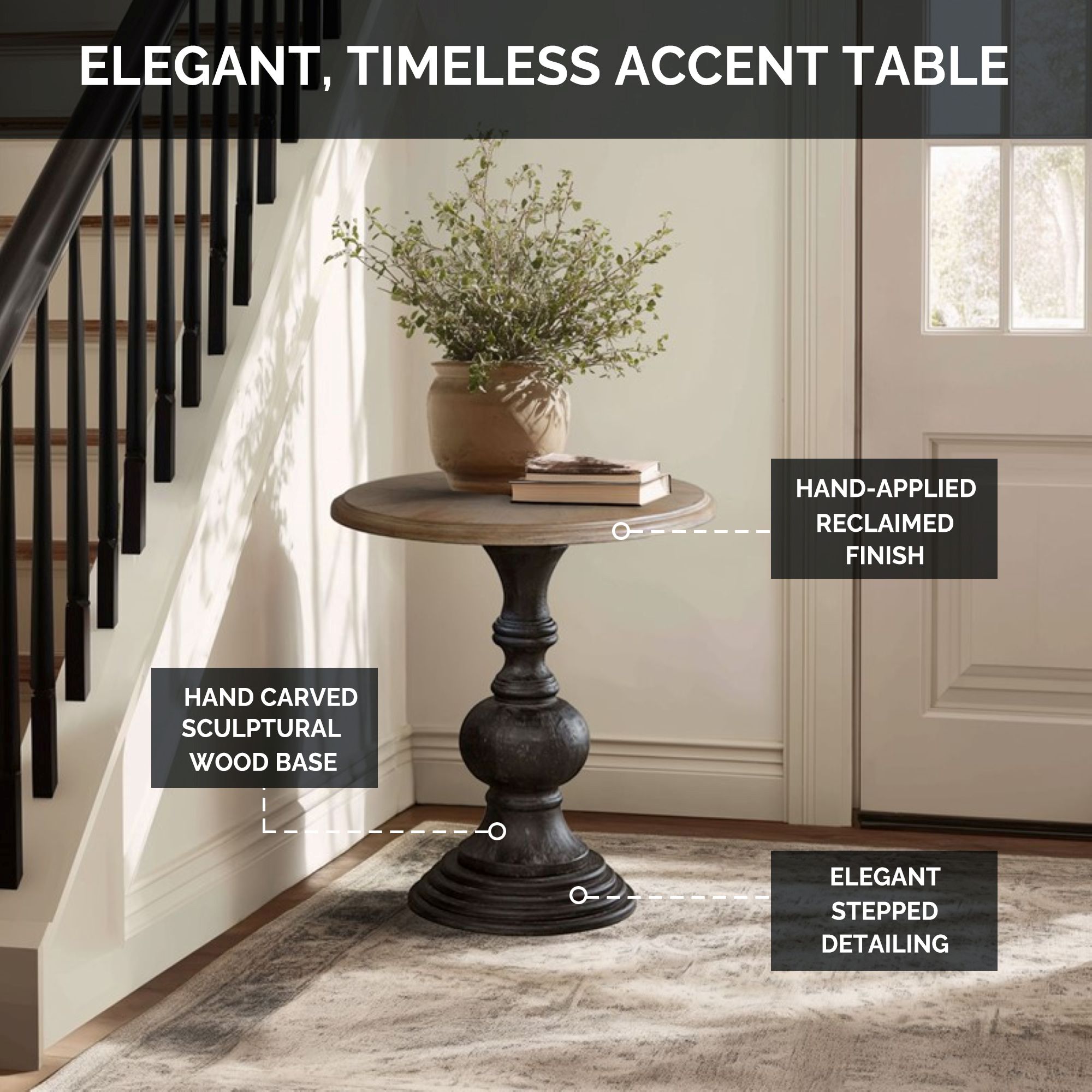Lexi 22″ Accent Table