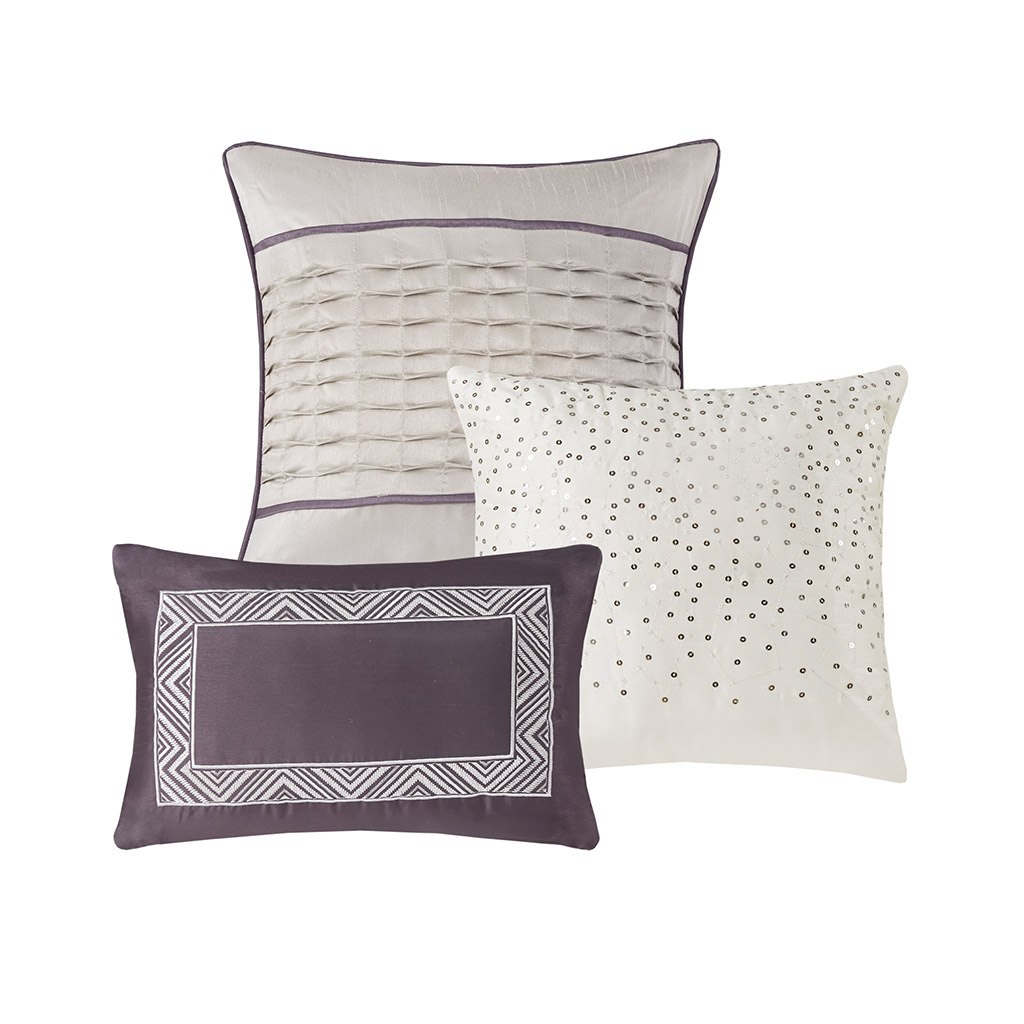 Rhapsody 7 Piece Jacquard Comforter Set