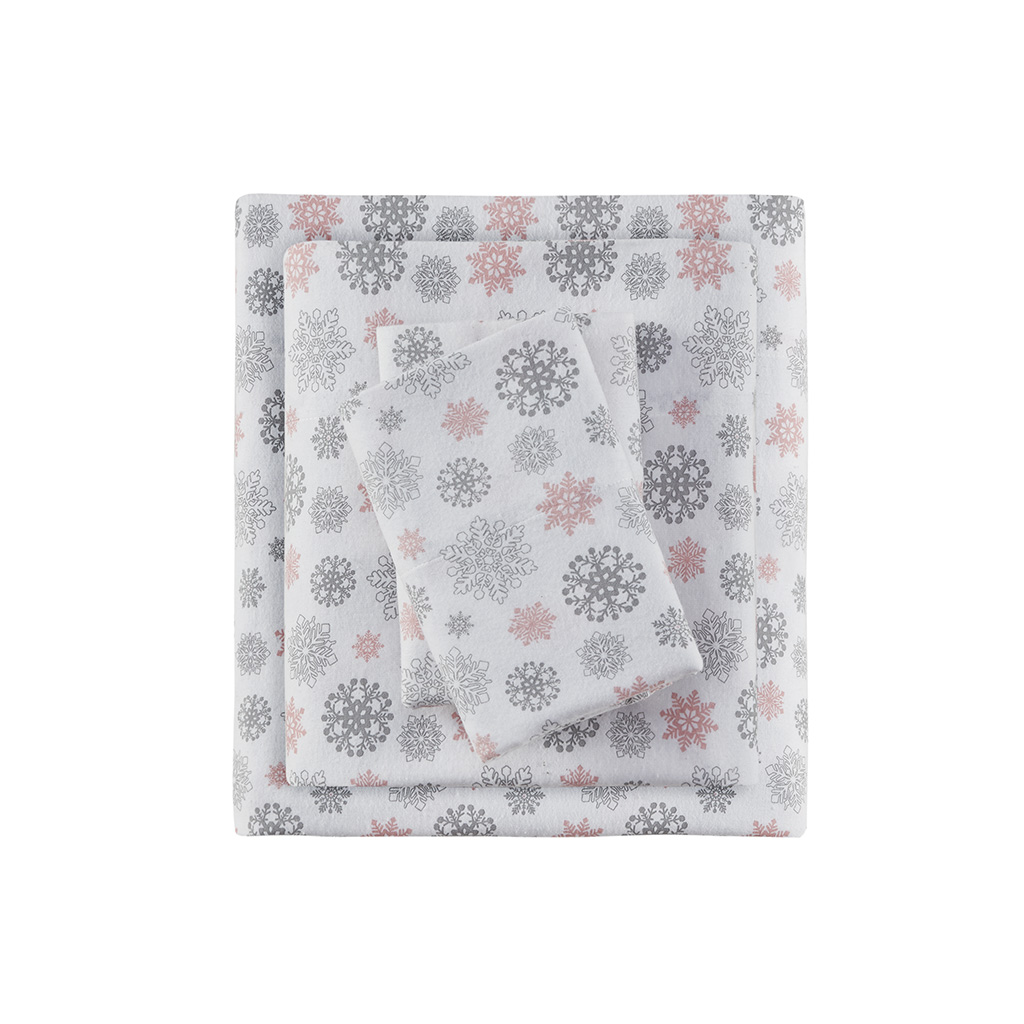 Cozy Cotton Flannel Printed Sheet Set