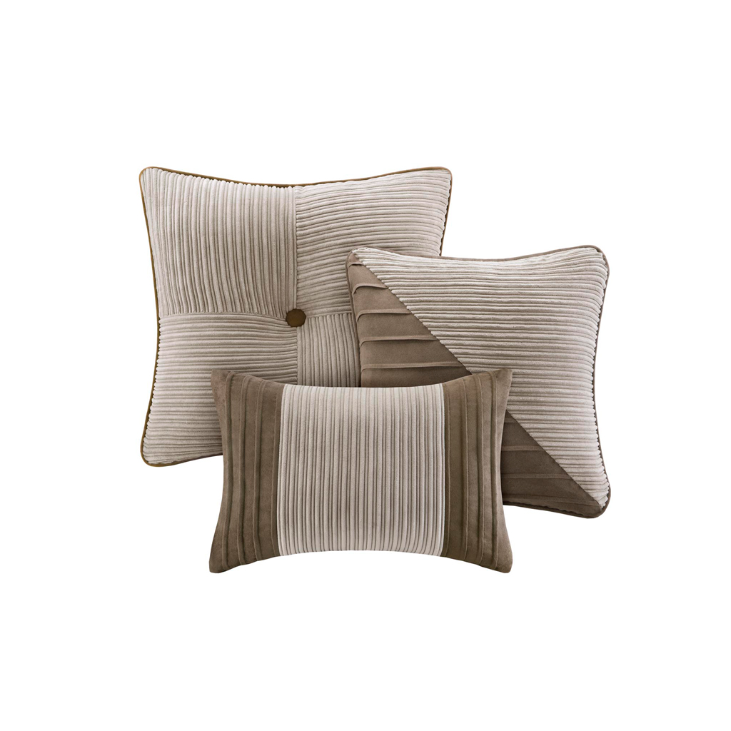 Dallas 7 Piece Micro Corduroy Comforter Set