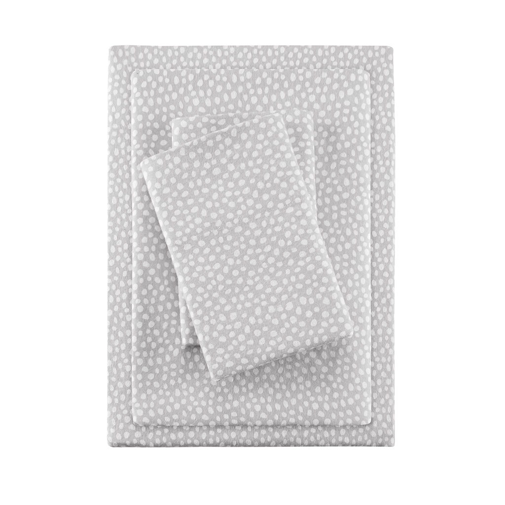 Cozy Cotton Flannel Printed Sheet Set