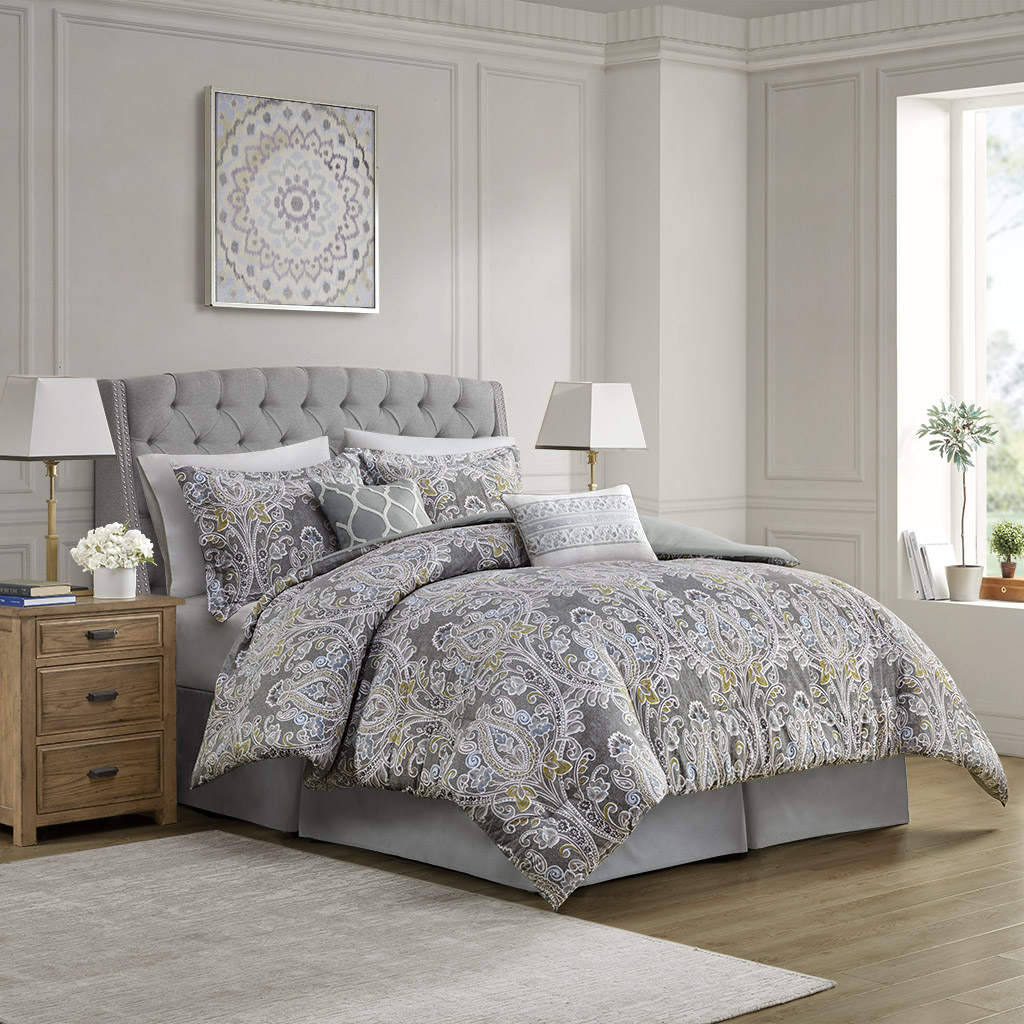 Hallie 6 Piece Cotton Comforter Set