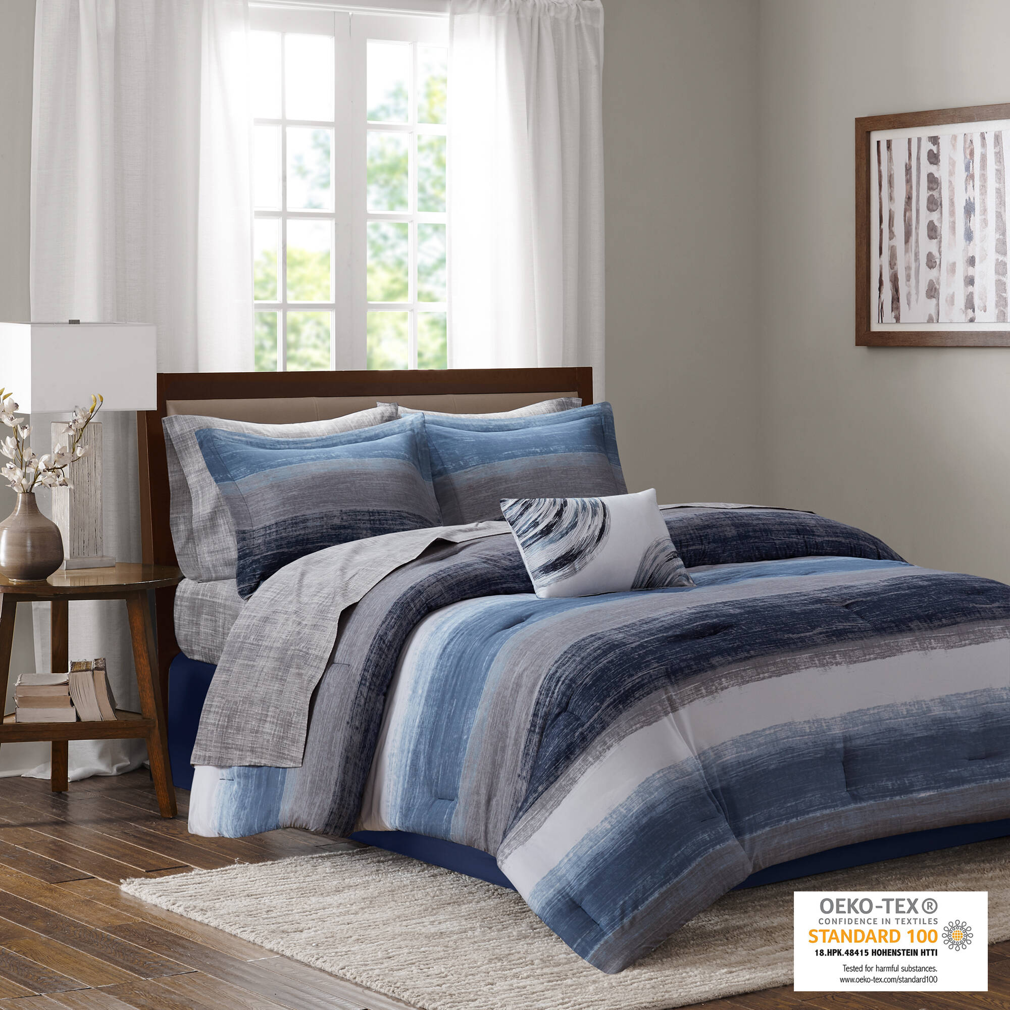 Saben Comforter Set with Cotton Bed Sheets
