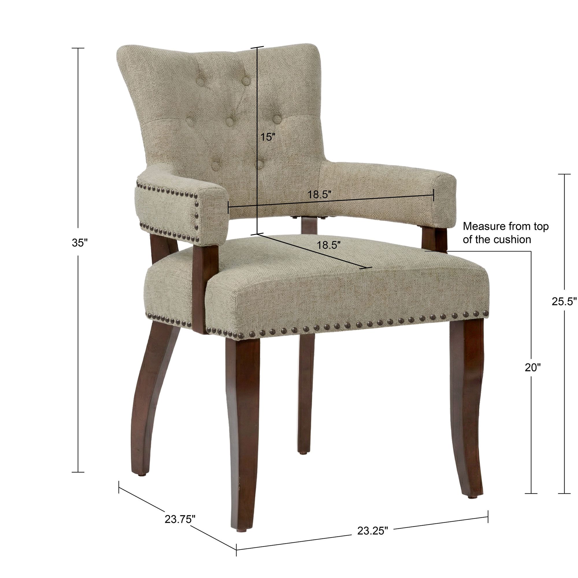 Brooklyn Dining Arm Chair (Set of 2)