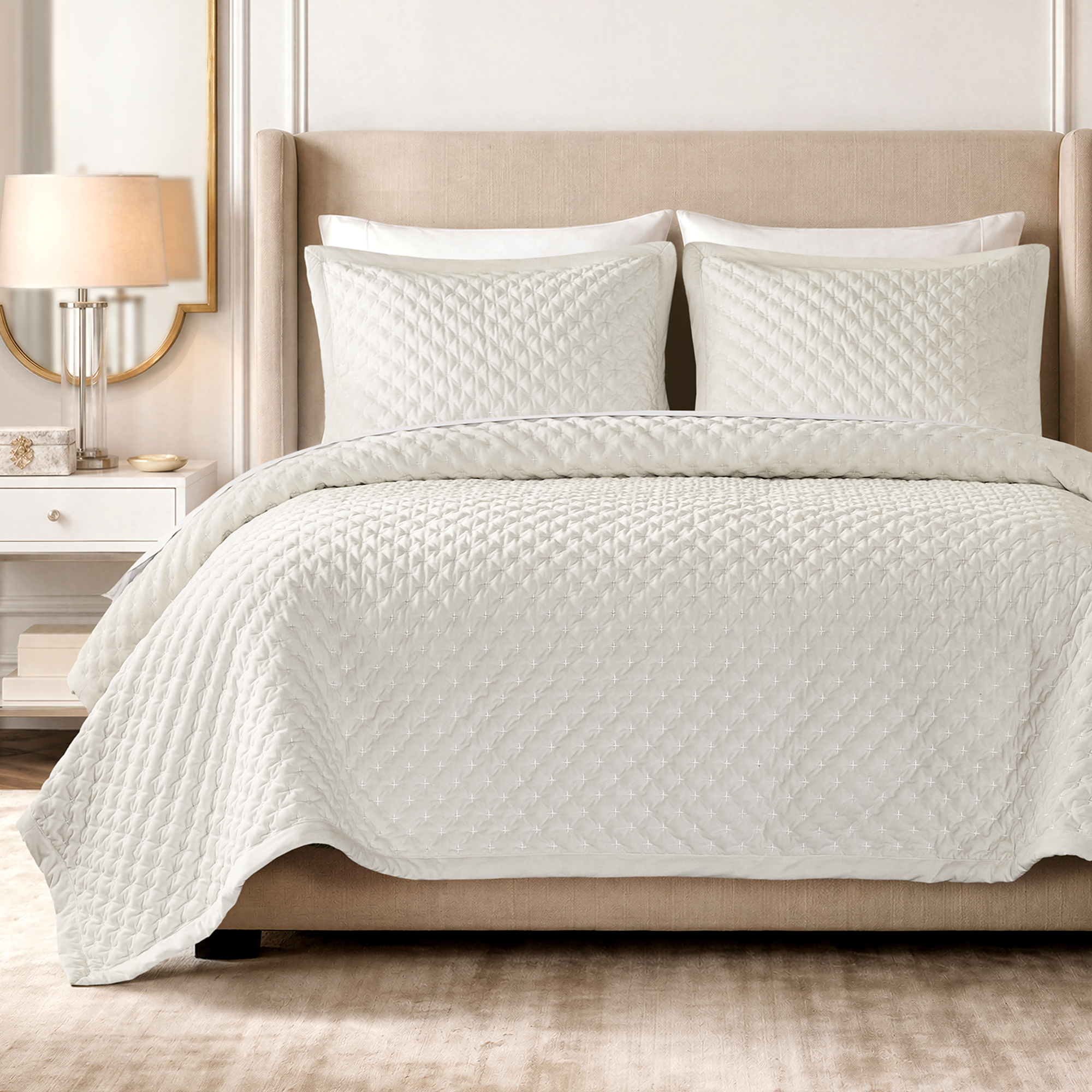 Charleston Velvet Coverlet Mini Set