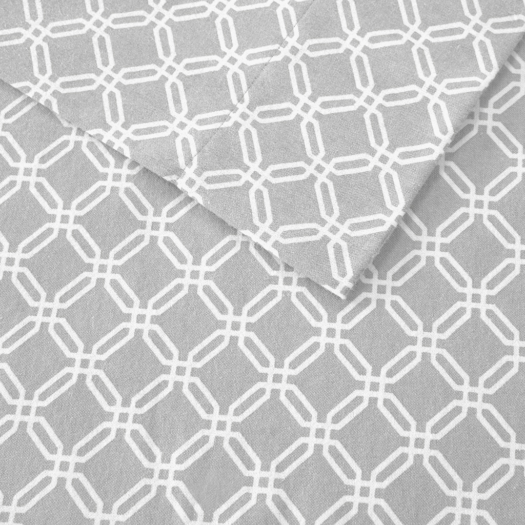 Cozy Cotton Flannel Printed Sheet Set