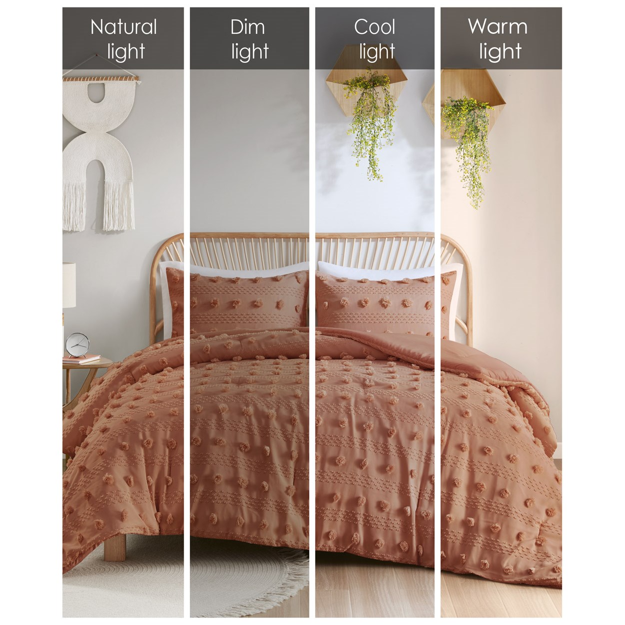 Lucy Clip Jacquard Comforter Set
