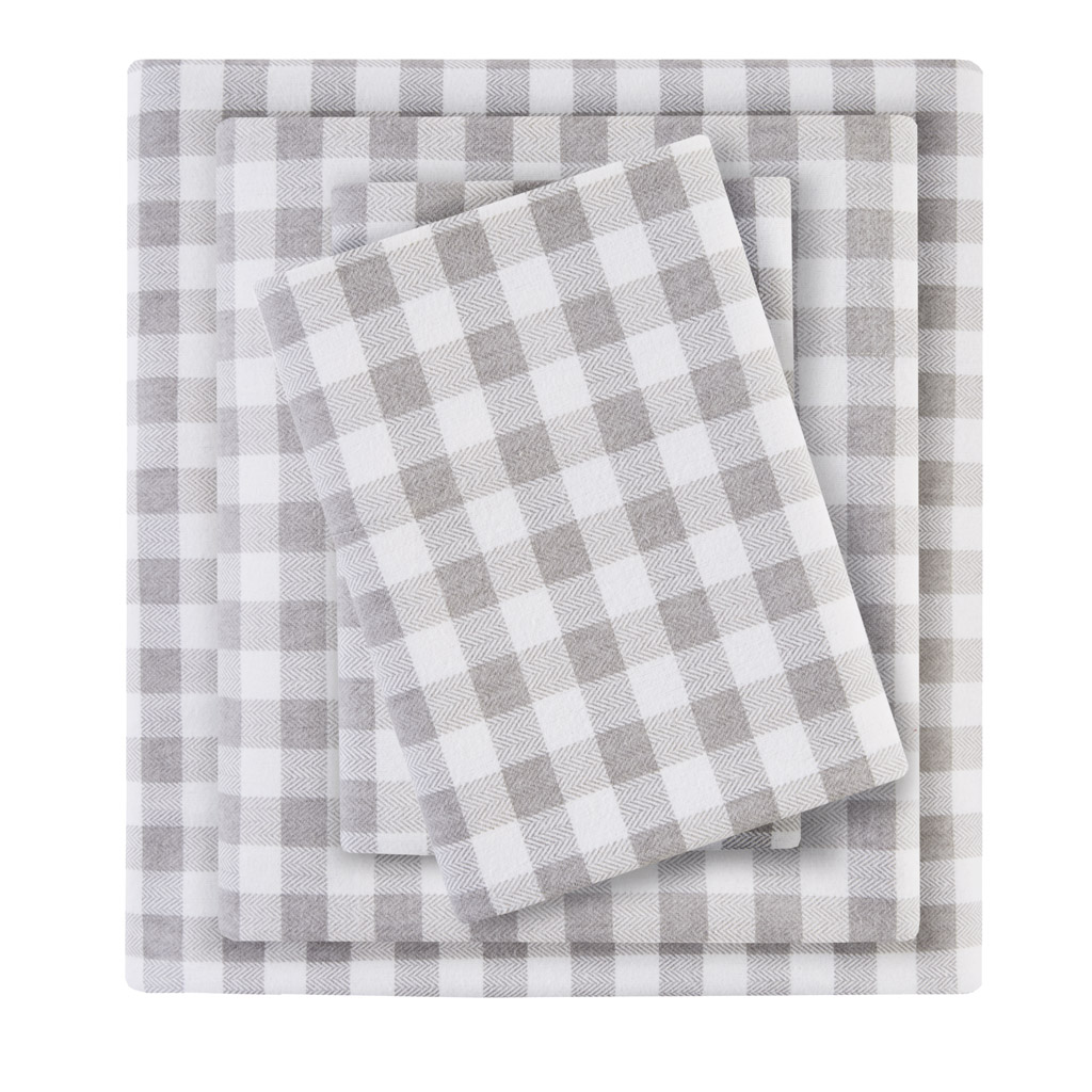 Cozy Cotton Flannel Printed Sheet Set