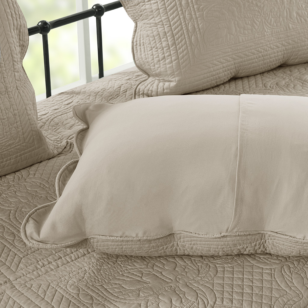 Tuscany 6 Piece Reversible Scalloped Edge Daybed Cover Set