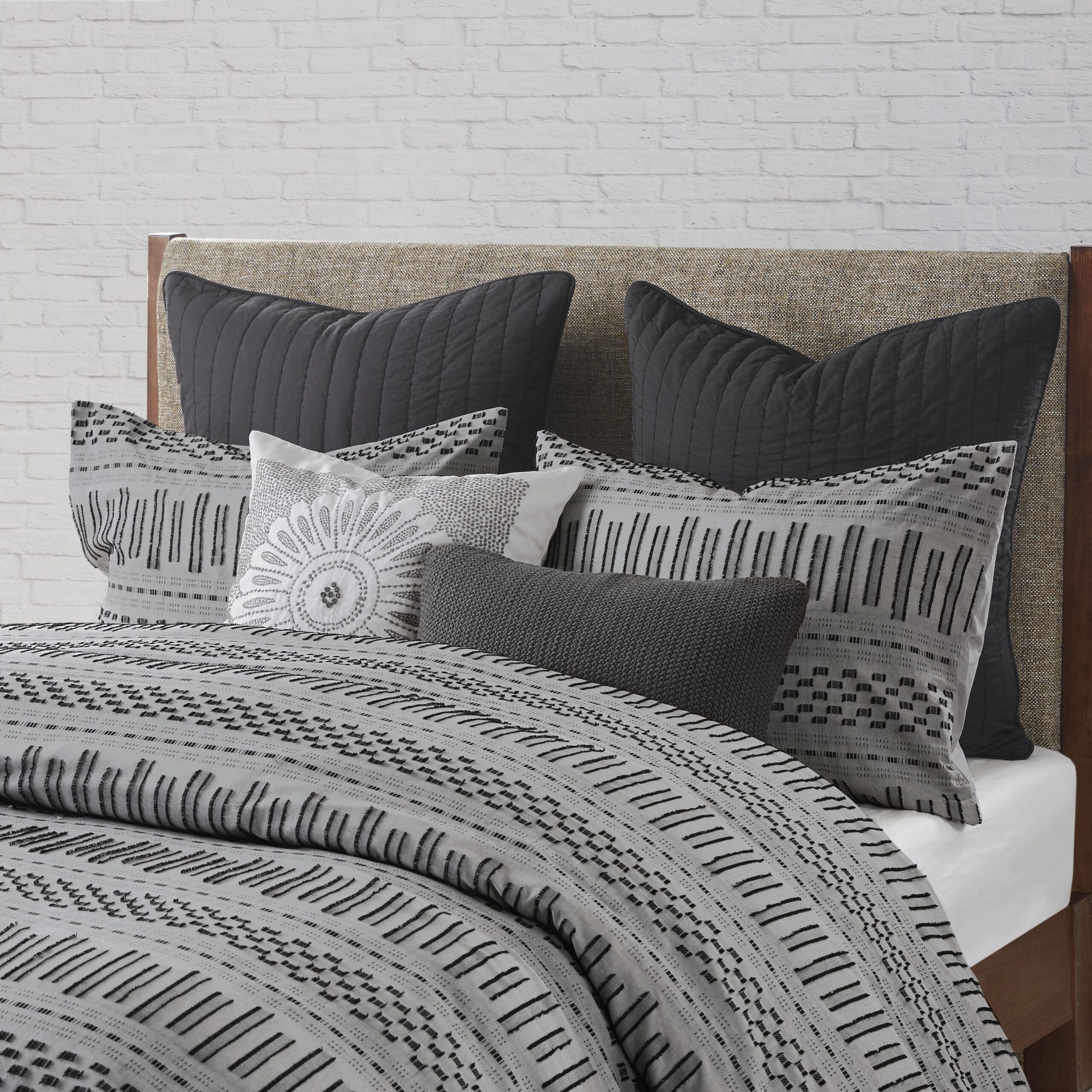 Rhea Cotton Jacquard Duvet Cover Mini Set