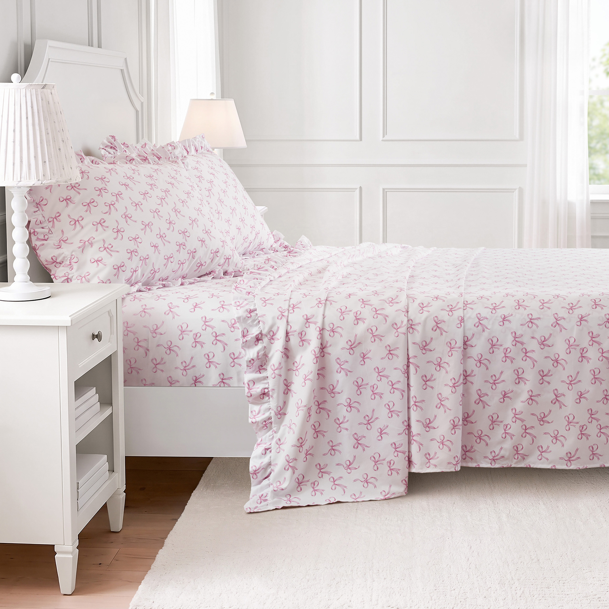 Microfiber Ruffle Sheets