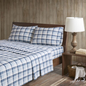 Cotton Flannel Sheet Set from Woolrich in  Blue Plaid. Cotton Flannel Sheet Set from Woolrich in  Blue Plaid. Cotton Flannel Sheet Set from Woolrich in  Blue Plaid. Cotton Flannel Sheet Set from Woolrich in  Blue Plaid. Cotton Flannel Sheet Set from Woolrich in  Blue Plaid.