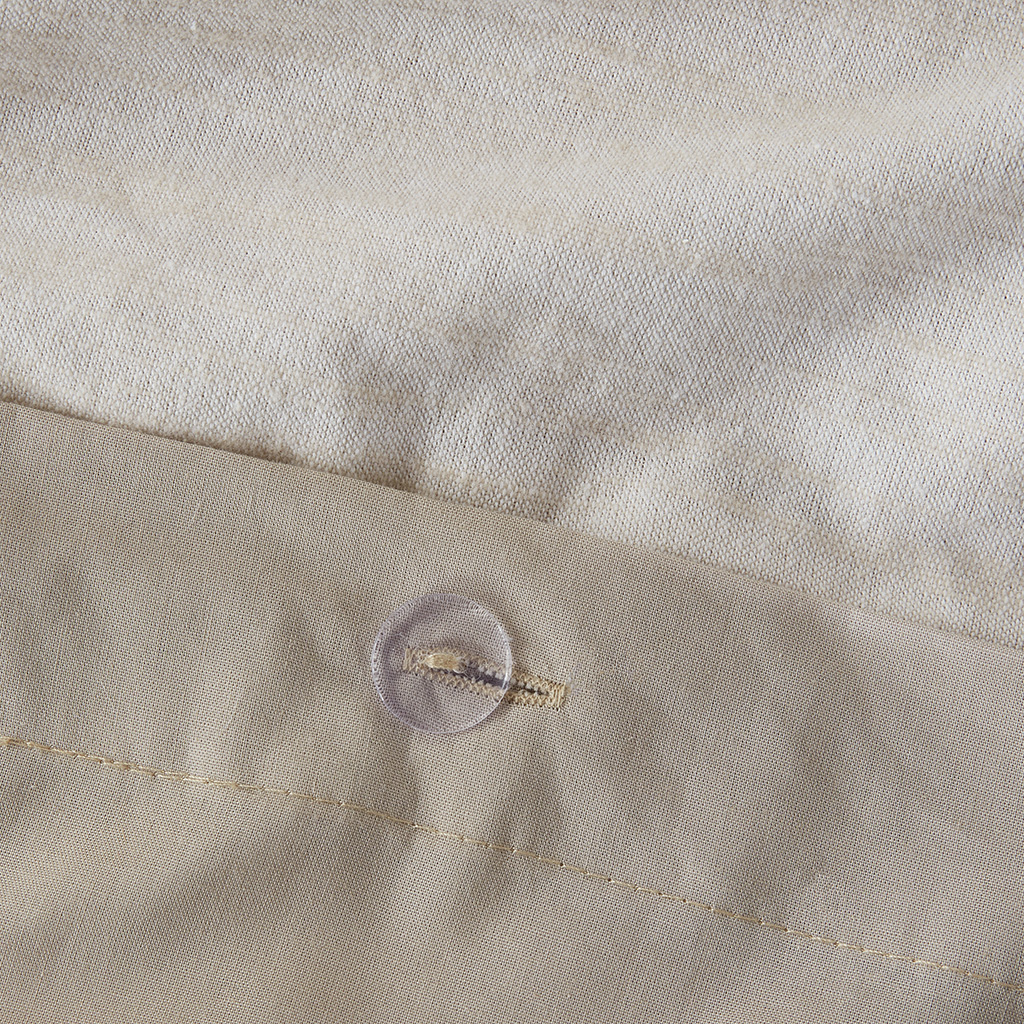 Dover 5 PC Organic Cotton Oversized Comforter Cover Set w/removable insert
