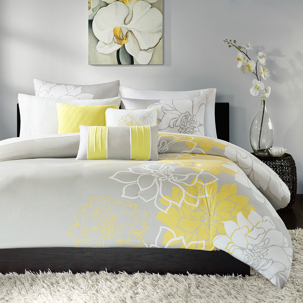 Lola 6 Piece Printed Duvet Cover Set