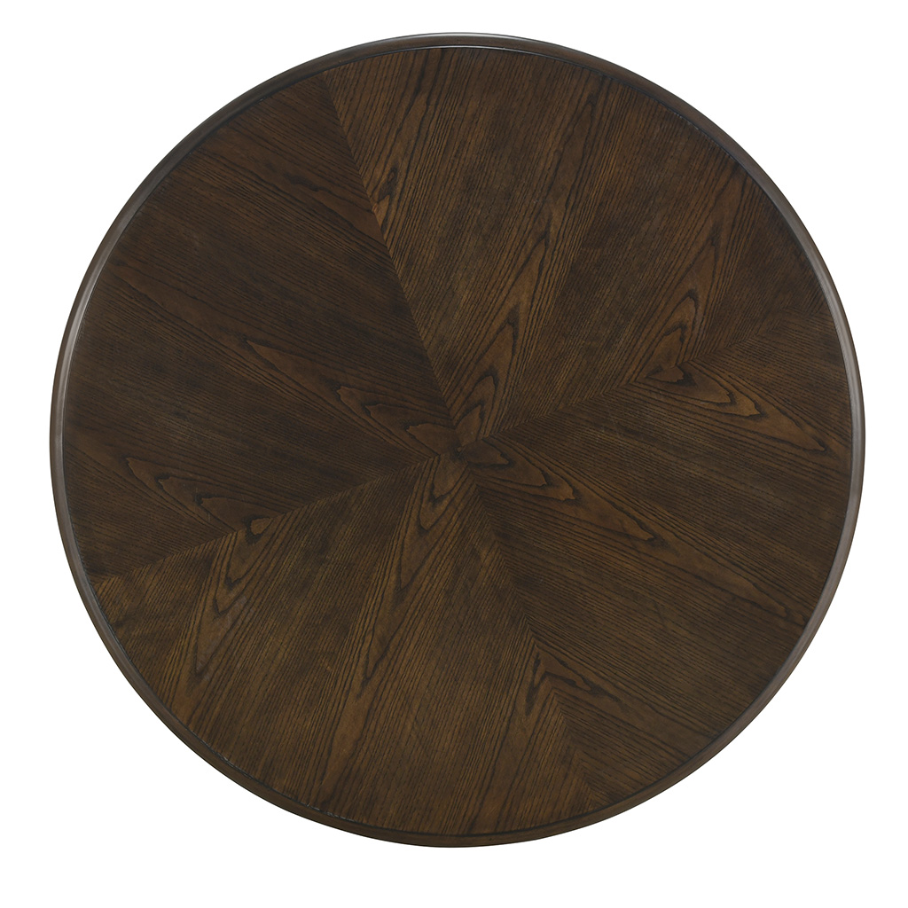 Philippe Round Coffee Table with Shelf